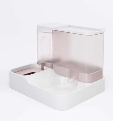 Inspired Finds SmartServe 2 in 1 Pet Food & Water Hub pink