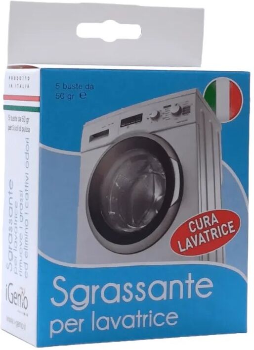 Detergente pulizia lavatrice Igenio 984 Sgrassante in polvere 5x50gr