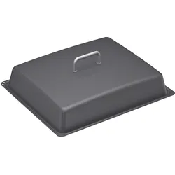 Siemens Hz633001 Deckel für Profipfanne, Backblech, Schwarz