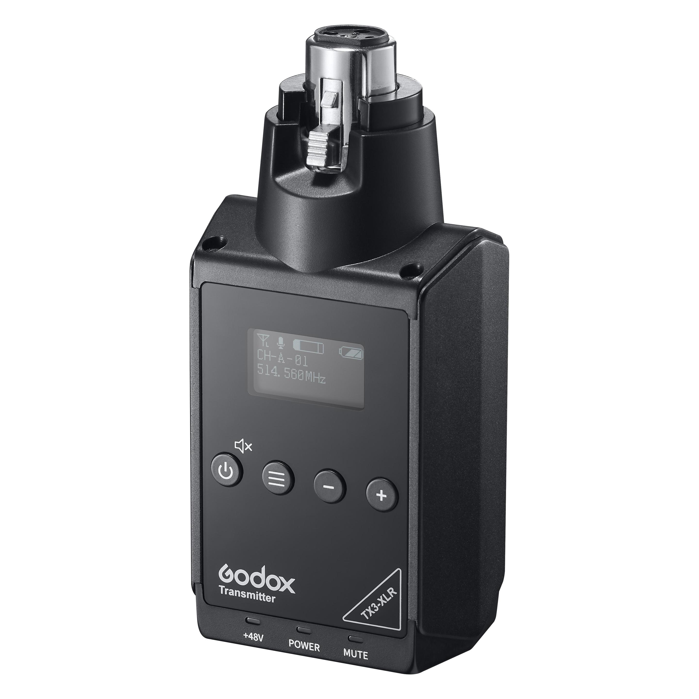 Godox TX3 XLR Plug On XLR Transmitter (60 m) (TX3-XLR)