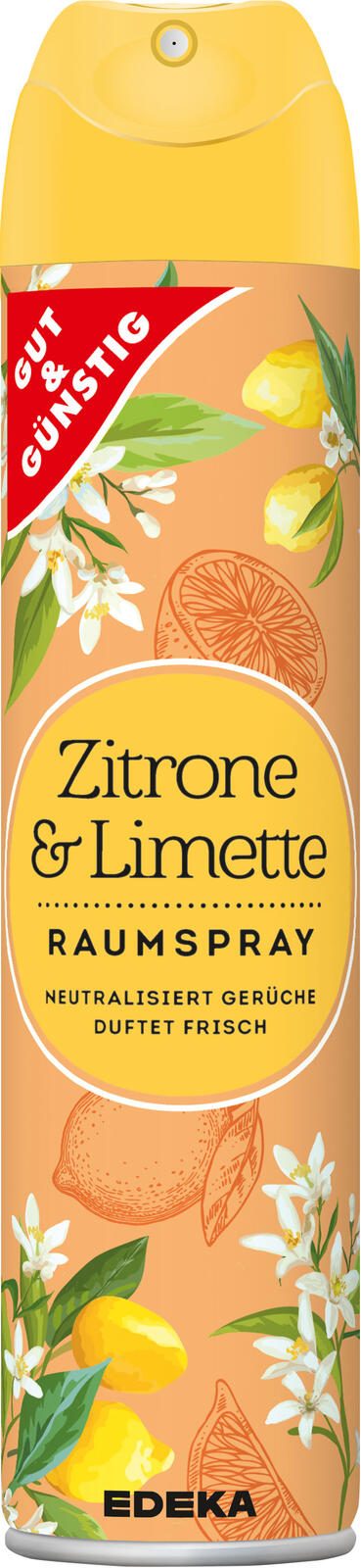 GUT&GÜNSTIG Raumspray Zitrone & Limette 300,0 ml 3589164000