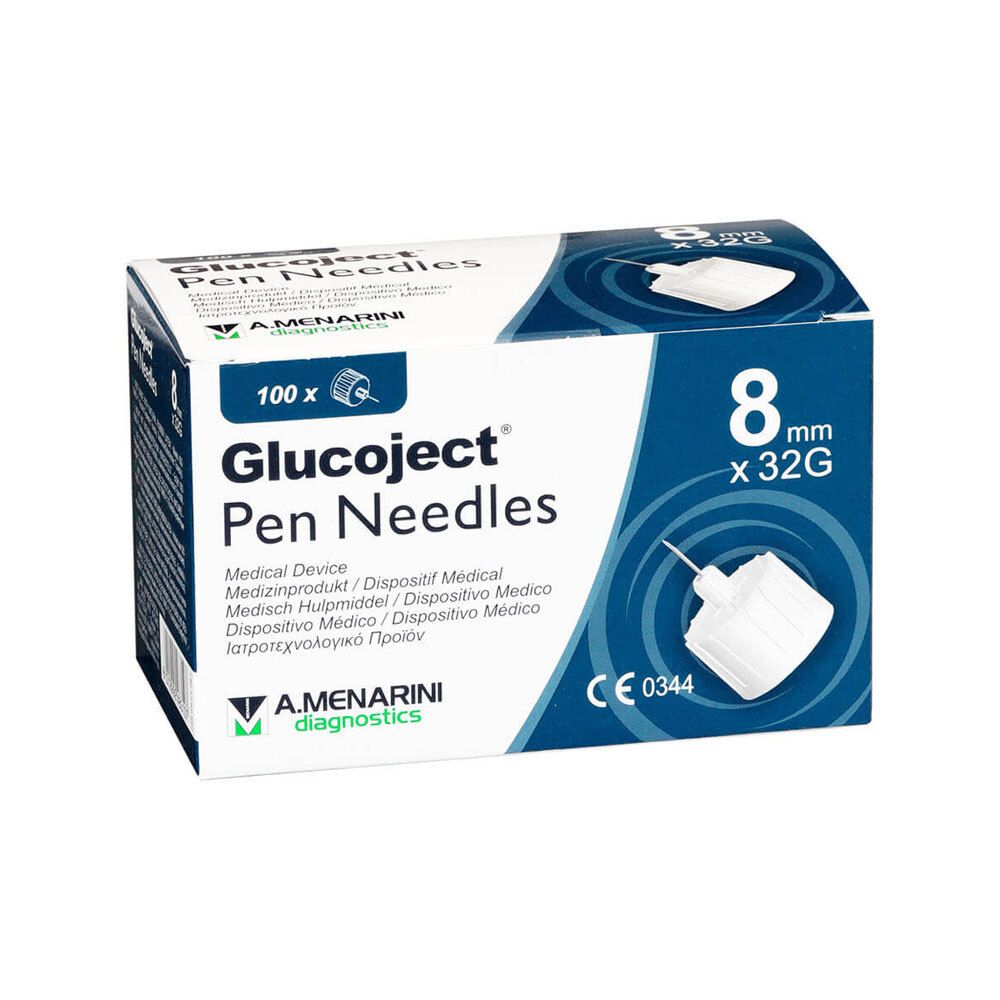 Glucoject Pen-Nadeln 31 Gx8 mm 0,25 100 St Kanüle