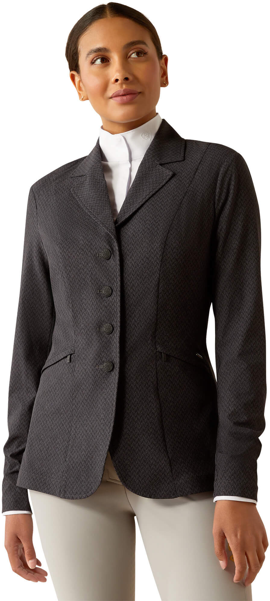 Women's Artico 2.0 Show Coat in Herringbone Print Regular by Ariat