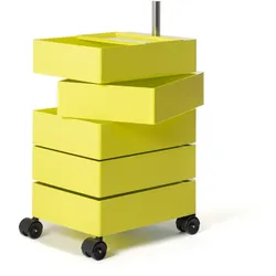 Magis 360° Rollcontainer mit 5 Fächer, leuchtend gelb