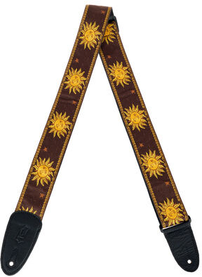 "Levys Woven Jacquard Strap 2"" BRN Marron"