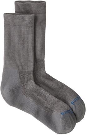 Patagonia Merino Wool Blend Crew Socks, Feather Grey