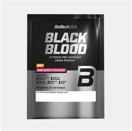BIOTECH USA BLACK BLOOD NOX+ RUBY BERRY 20g