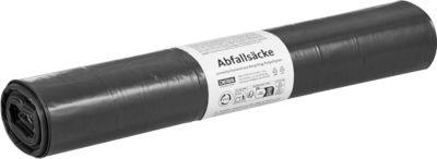 Deiss Abfallsäcke, 120 l, Stärke 45 μ, LDPE, grau, 10 Stück