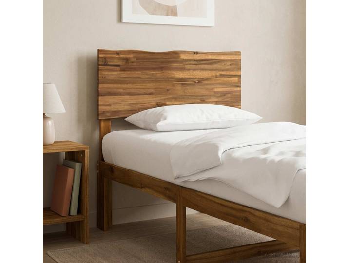 vidaXL Kopfteil mit Live Edge ROSTOCK Natur 75 cm Massivholz Akazie