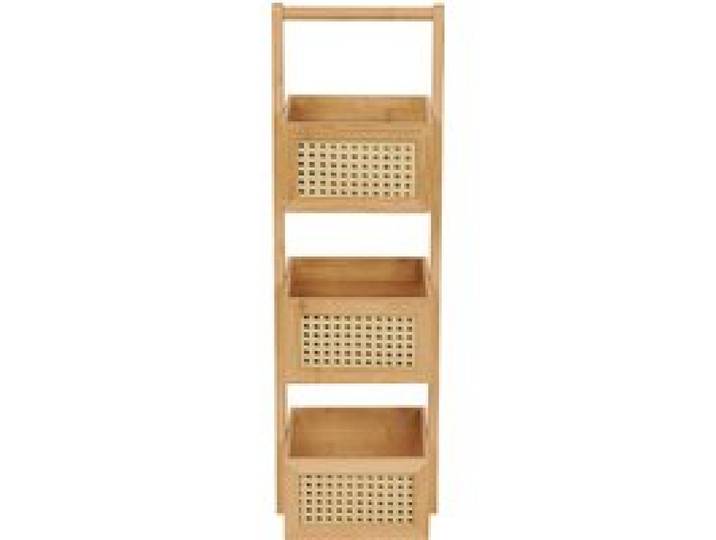 LIVARNO® Étagère de salle de bains portable en bambou (crème)