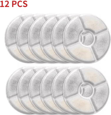 Inspire Curations PureFlow Replacement Filter & Pre Filter Sponge Set 12 Pcs