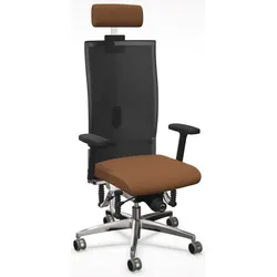 Haider BIOSWING 670 iQ - Bürodrehstuhl mit Nackenstütze und Netzrücken