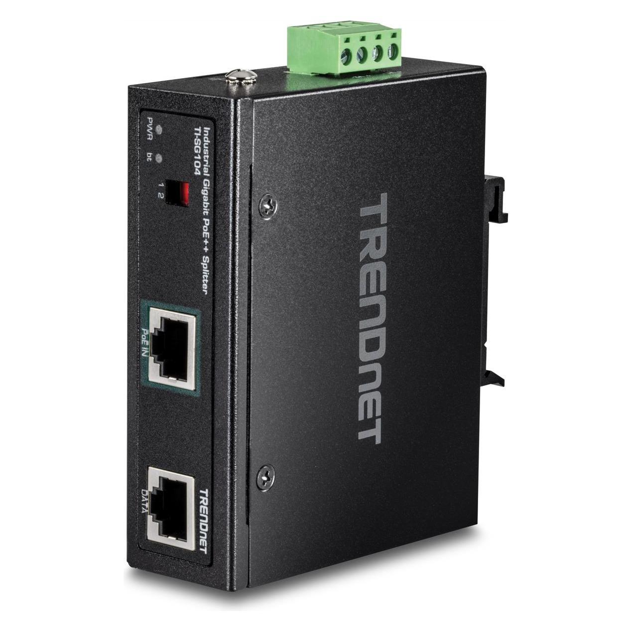 Trendnet TI-SG104 PoE-Splitter (DIN-Schienenmontage möglich) (PoE Splitter) (TI-SG104)