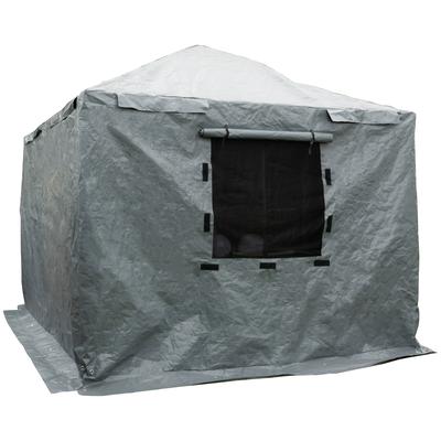 Pavillon-Schutzhülle SOJAG, grau, B:303cm H:292cm L:367cm, Polyester, Planen, für Pavillon 10x12