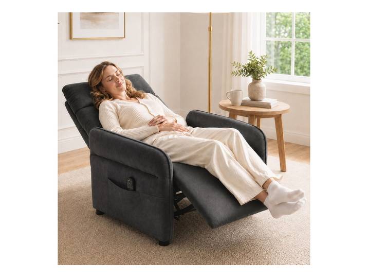 HOMCOM Massagesessel Relaxsessel Fernsehsessel mit Massage & Wärme (Set, 1-St., Relaxsessel), 8-Punkt-Massage, Lendenheizung, 135°
