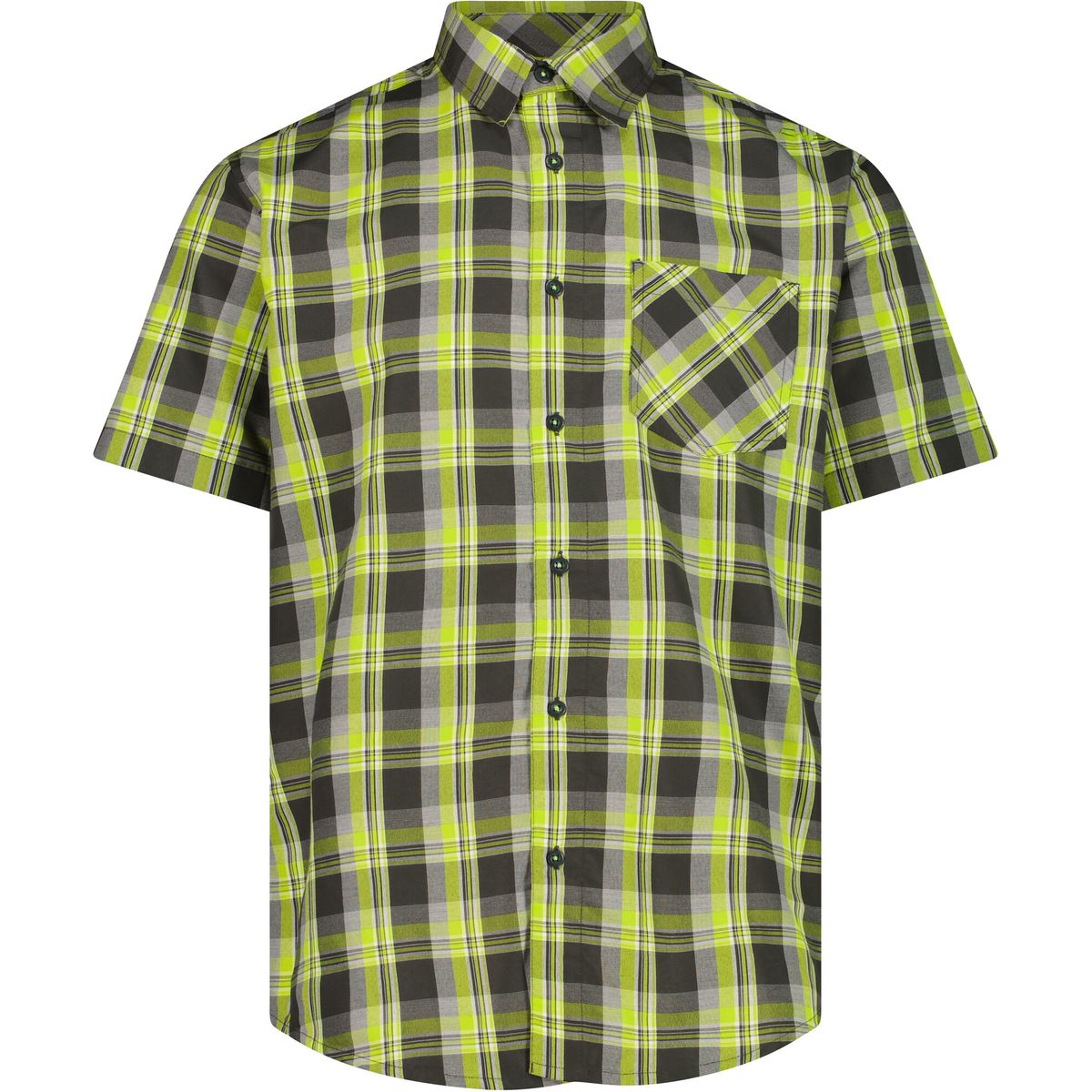 CMP MAN Shirt pine-bianco-mela (21ZV) 54 30T9937-21ZV-54