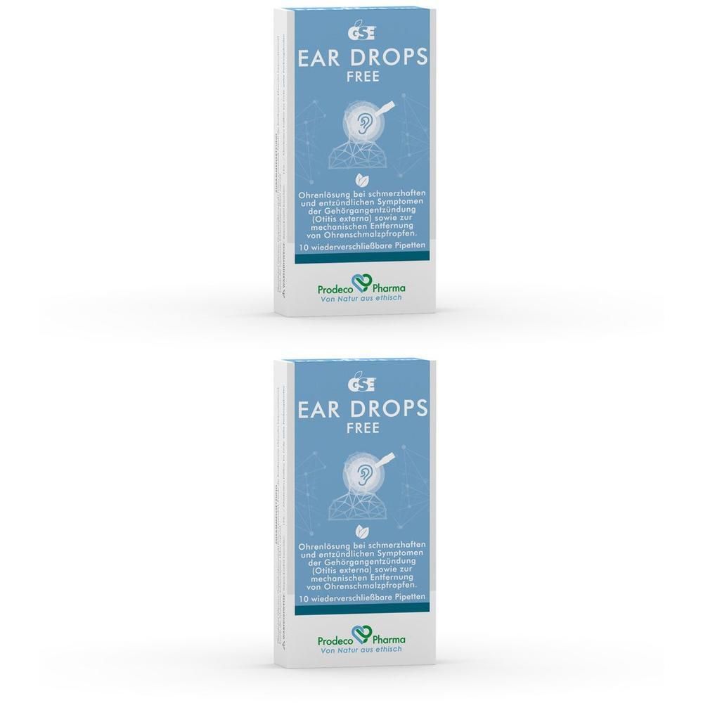 GSE Ear Drops free Ohrentropfen 2x 2x10x0,3 ml