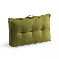 Oviala Business Grün gestepptes Outdoor-Kissen 60 x 40cm