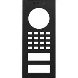 DoorBird D1101V Aufputz Frontblende – Graphitschwarz