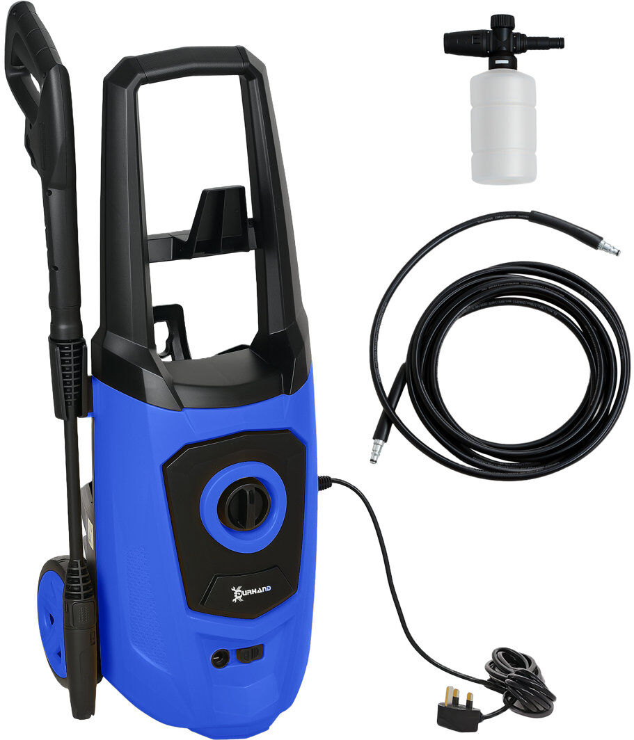 Outsunny DURHAND High-Performance Power Washer 1800W, 150 Bar, 510 L/h, Blue