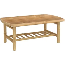 vidaXL Garten-Couchtisch 90x55x37 cm Bambus