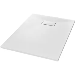 vidaXL Duschwanne SMC Weiß 100×70 cm
