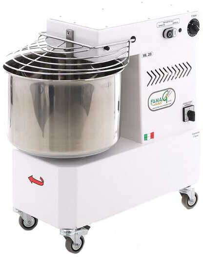 Pétrin à spirale Famag IM20 NEW - moteur électrique monophasé - 18 KG