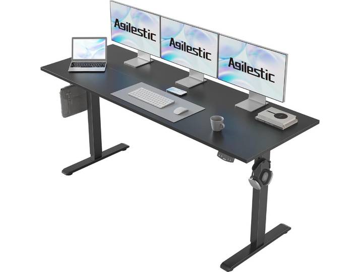 Stabiler elektrischer höhenverstellbarer Schreibtisch 160x60cm mit Memory-Handsteuerung