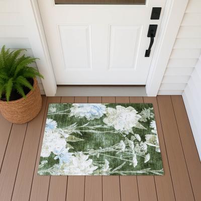 Addison Rugs Machine Washable Indoor/ Outdoor Floral Lakeview Chantille Rug