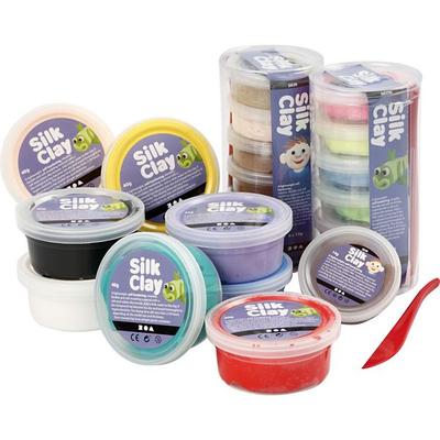 Creativ Company Silk Clay®, sortierte Farben, 22 Dosen
