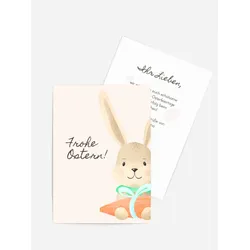 Osterkarte selbst gestalten mit Spruch und Fotos im Onlinedesigner bei Meine-Kartenmanufaktur.de