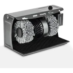 H.Koenig U600 Schuhputzmaschine / 3 rotierende Bürsten / Schuhcreme-Spender / 120 W / anthrazit