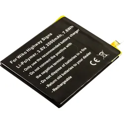 AKKU 10403 - Smartphone-Akku für WIKO-Geräte, Li-Po, 2000 mAh