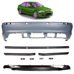 Heckstoßstange Sport mit Diffusor passend für BMW 3 (E46) Limousine 1998-2005