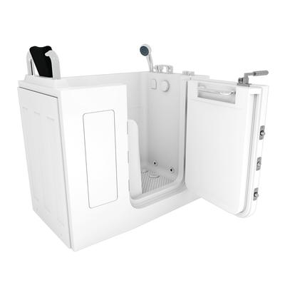 AcquaVapore Sitzwanne Whirlpool Badewanne mit Tür S08WP-C-R 110x68cm