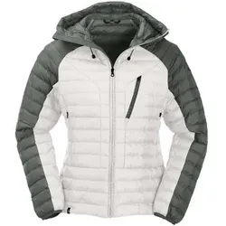 MAUL Damen Funktionsjacke Annaberg Steppjacke+Kapuze, Größe 40 in Weiß Weiß