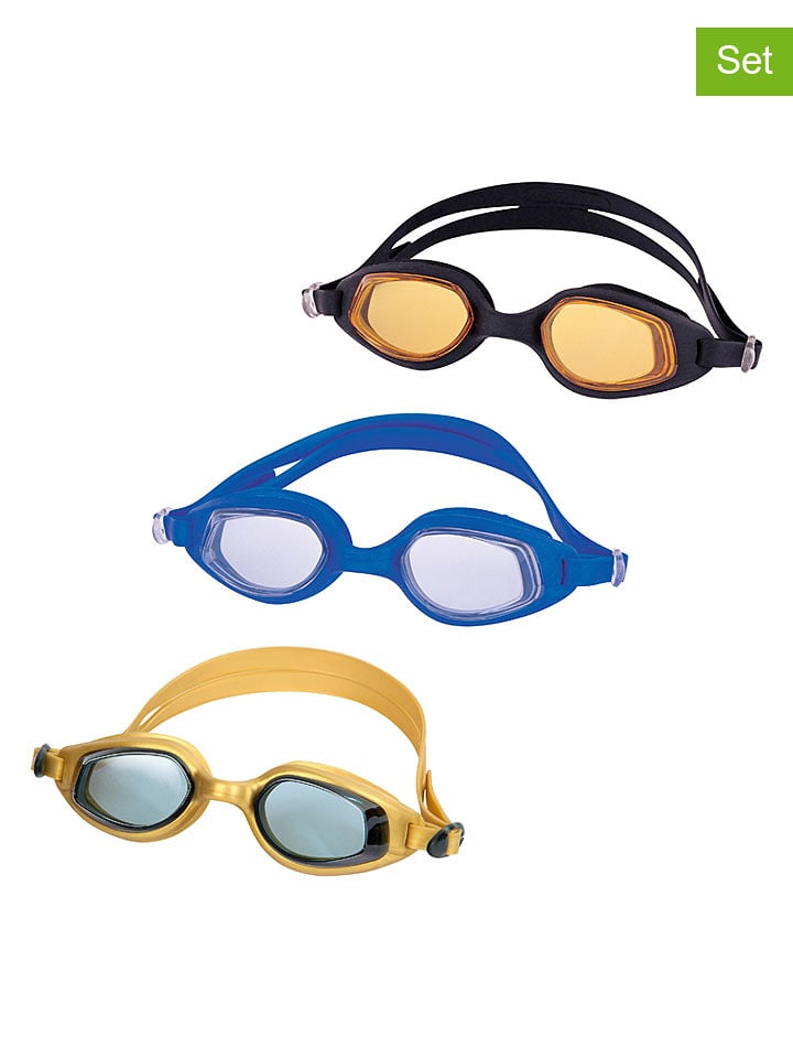 Bestway Schwimmbrille "Accelera" in Schwarz/ Blau/ Gelb (Überraschungsprodukt) - onesize