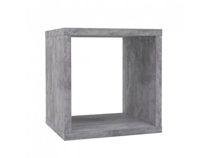 Etagère cube 1 casier décor béton gris - CLASSICO Meubletmoi
