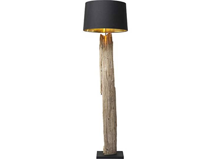 Kare Design Stehleuchte Nature Straight, Landhaus Stil, Wohnzimmer Lampe, Lampe fürs Schlafzimmer, Leuchtmittel nicht inklusive, 171x52x52cm, Schwarz