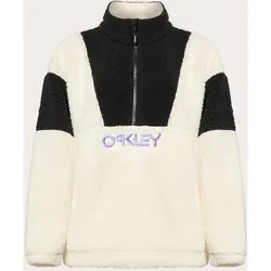 OAKLEY Damen Unterjacke TNP EMBER HALF ZIP RC FLEECE, Größe L in Weiß Weiß
