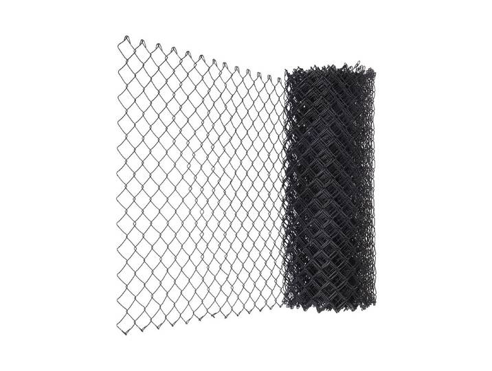 Diagonalgeflechtzaun Anthrazit 25 x 1 m