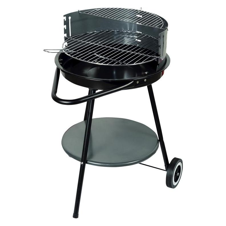 Master 4U-Onlinehandel Grillwagen Ø49x80cm Rundgrill Holzkohlegrill Standgrill Kohlegrill Garten Grill BBQ (49 cm) (MG911)