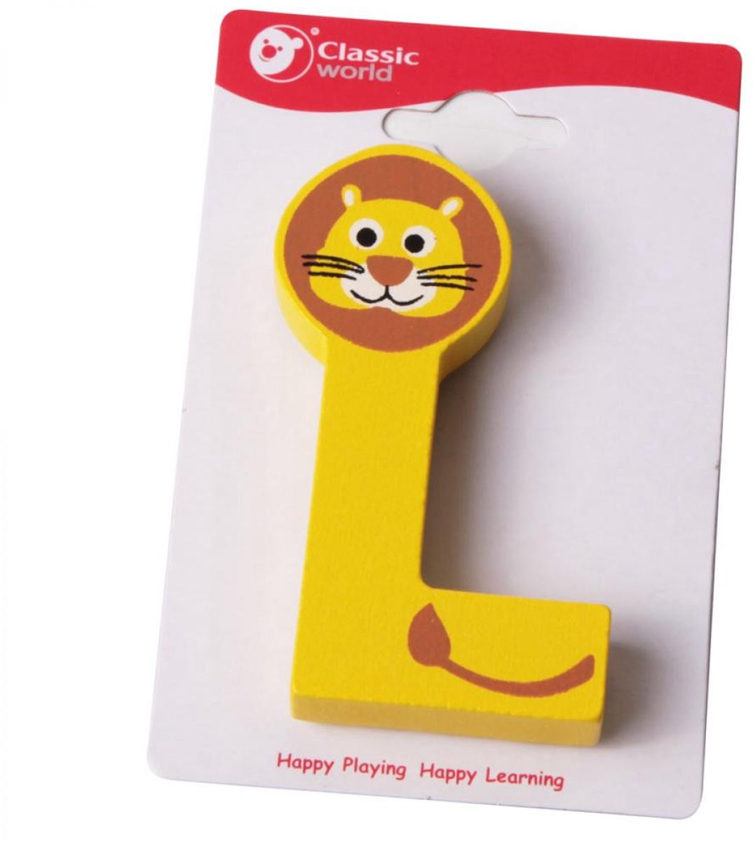 Classic World houten letter L