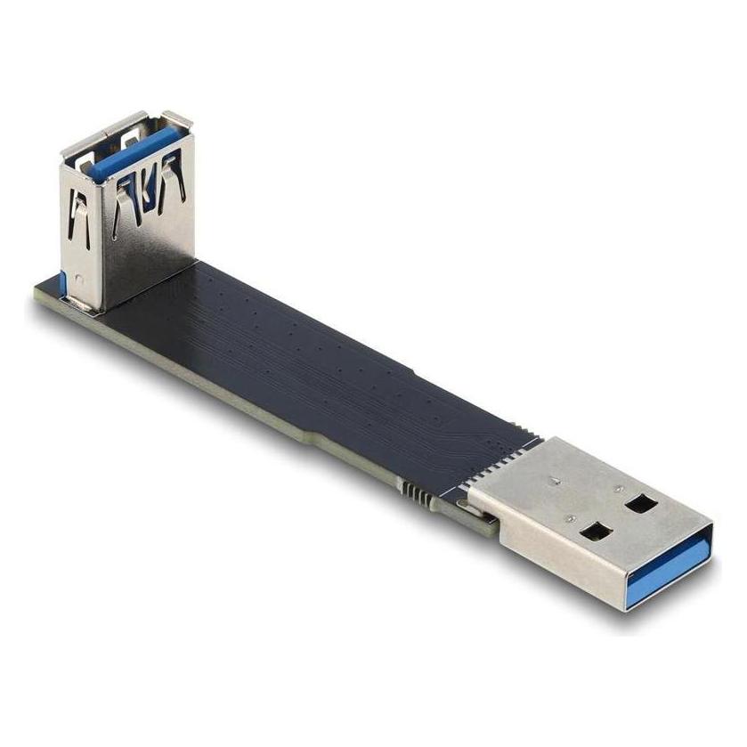 Delock USB 10 Gbps Adapter USB Typ-A Buchse zu Stecker gewinkelt 90 (418077)