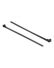 Delock Kabelbinder heat resistant reusable 20 cm Schwarz Packung mit 100 (18757)