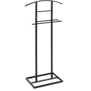 Haku-Möbel Herrendiener 23592, schwarz, 45 x 101 x 26cm, Metall