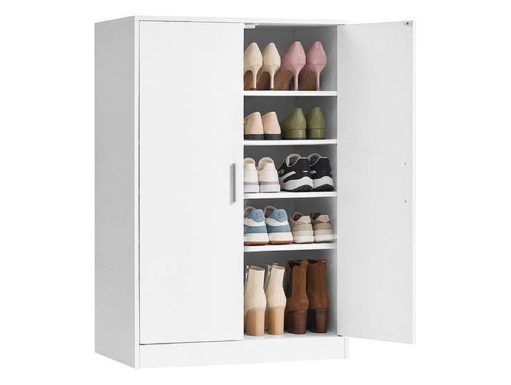 Schuhmöbel SONGMICS LIGHTY 15 Paar Schuhe 2 Türen wolkenweiss