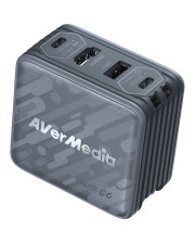 AVer Ladedock EliteGO GC313Pro Black 100W GaN HD (61GC313PR0A4)