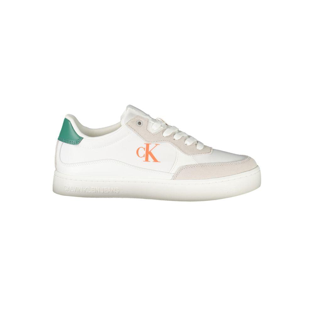 Calvin Klein Bianco Polyurethan Herren Sneaker