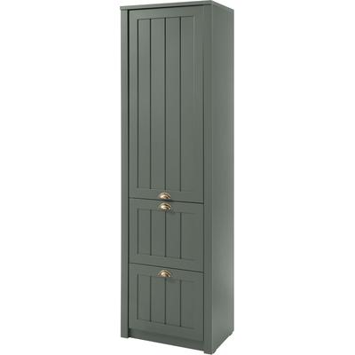 Garderobenschrank HOME AFFAIRE, grün, B:60cm H:204cm T:43cm, Holzwerkstoff, MDF, Schränke, Garderobenschrank, Höhe ca. 204 cm